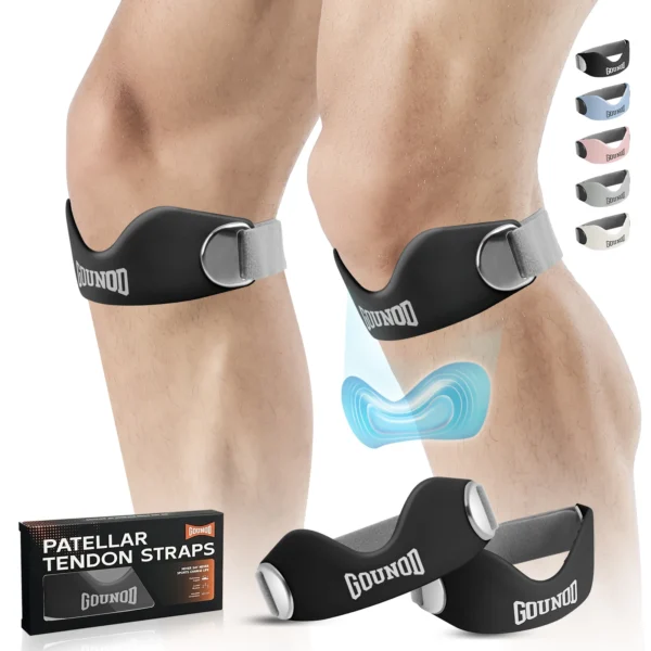 Silicone Patellar Tendon Support Strap for Knee Pain