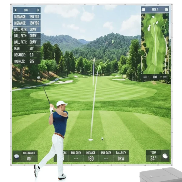 Golf Simulator Impact Training Screen