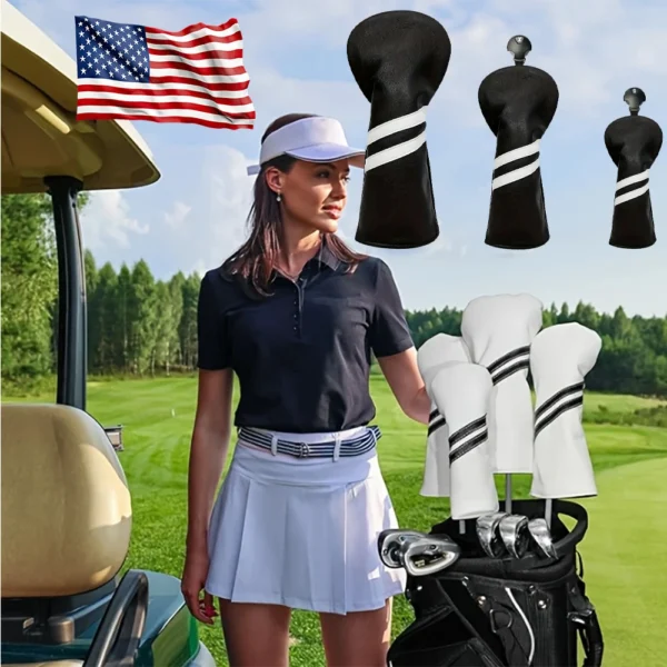 Golf Club Headcover 3pcs